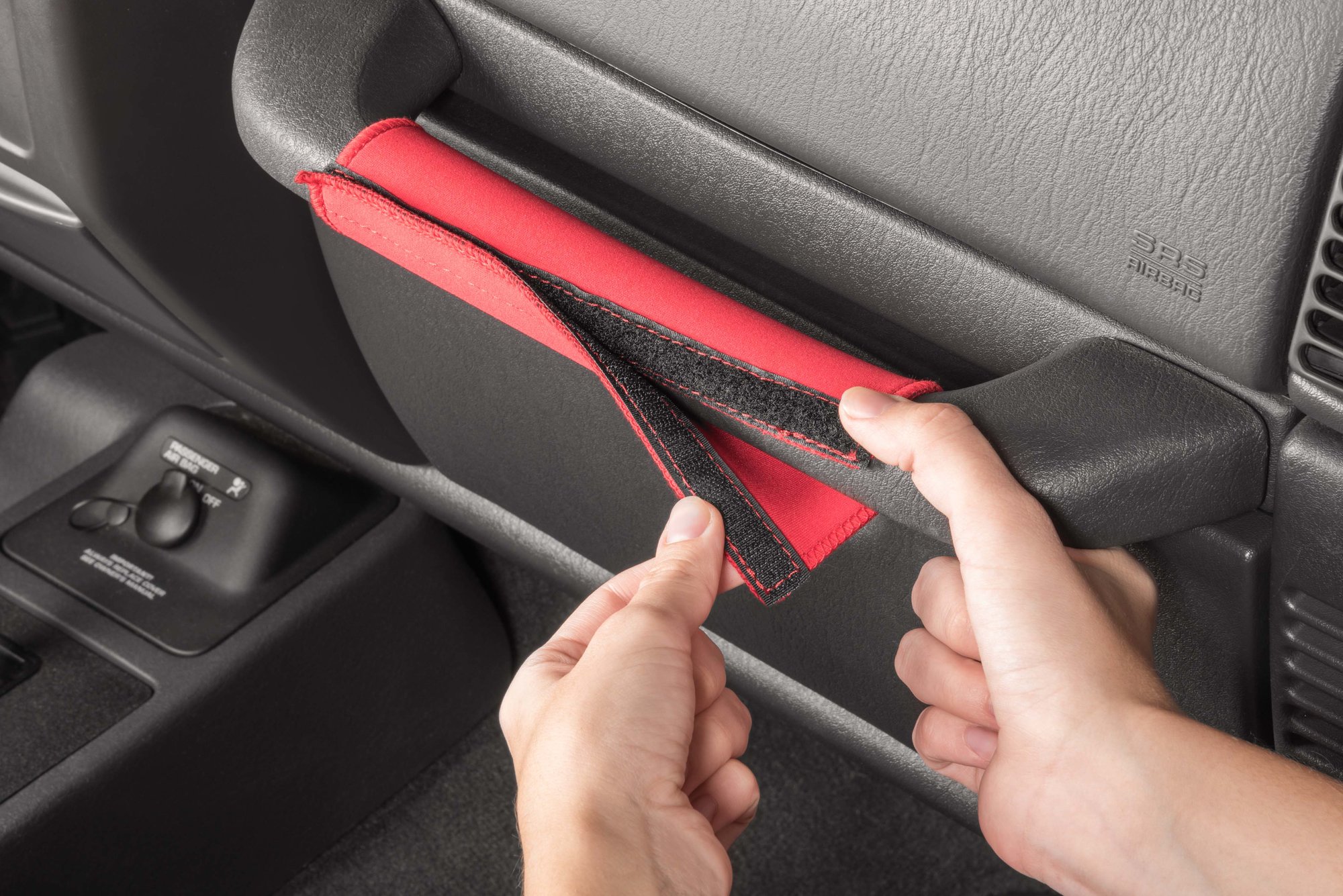 Quadratec Door Handle Wraps for 9706 Jeep Wrangler TJ Quadratec